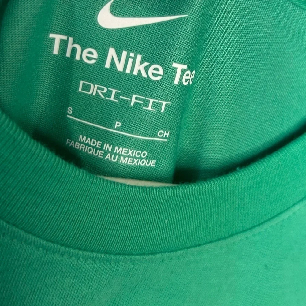 D17.03 Nike Dri Fit Mens Small Shirt Lebron James Lion Graphic Green